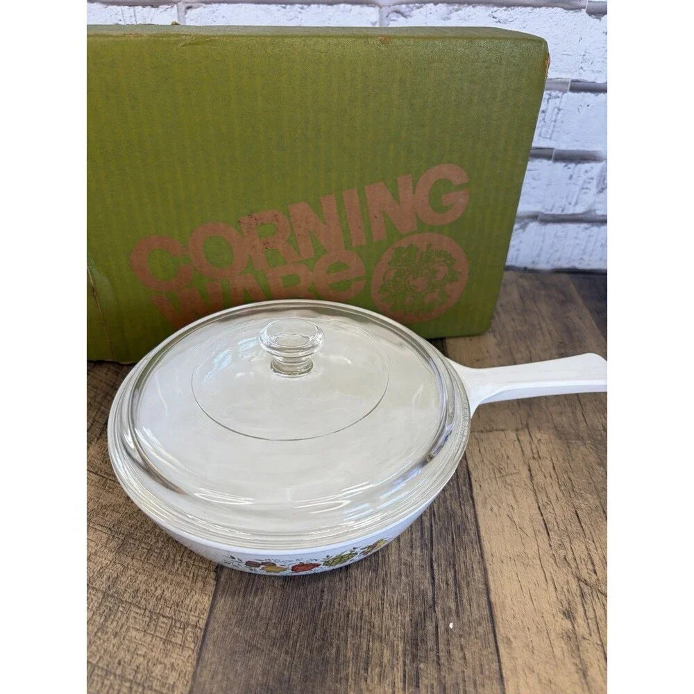 NEW Open Box Corning Ware P-83-B Spice of Life 6 1/2 Inch LE PERSIL Vintage
